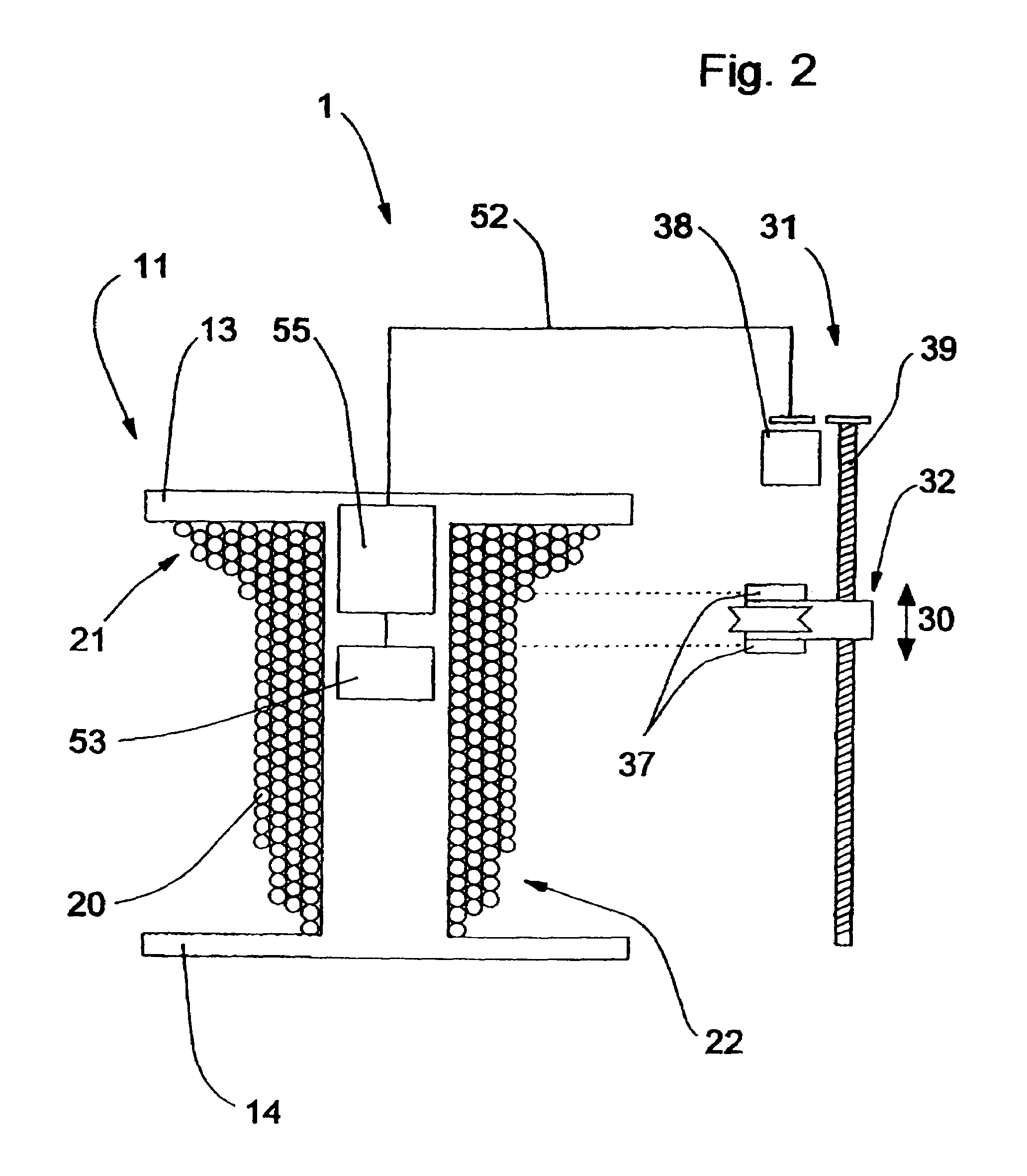 Method and device for laying of elongated winding material