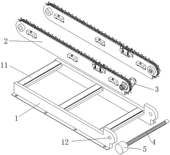 Popular type conveying device