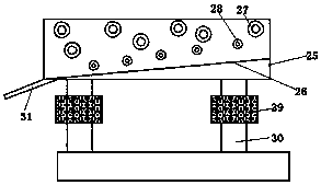 A tailings recovery and treatment device in a quartz placer mine area