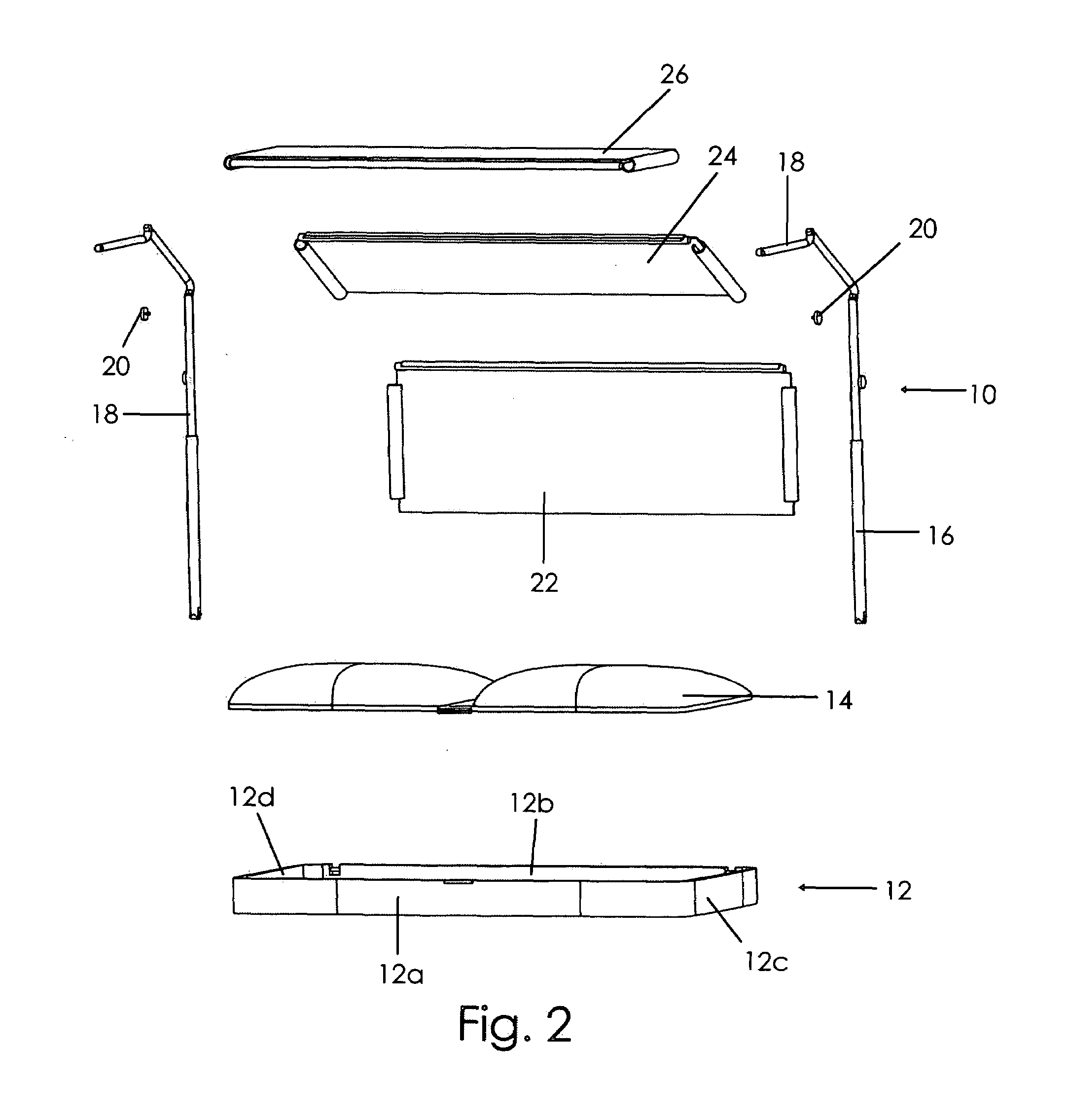 Portable covered seating apparatus