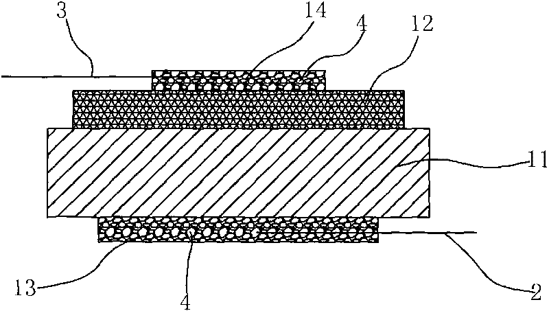 All-solid mixed-potential NOx sensor and preparation method thereof