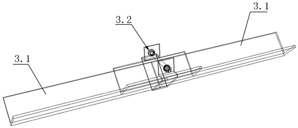 Quickly-mounted transfer layer crane support structure and construction method thereof