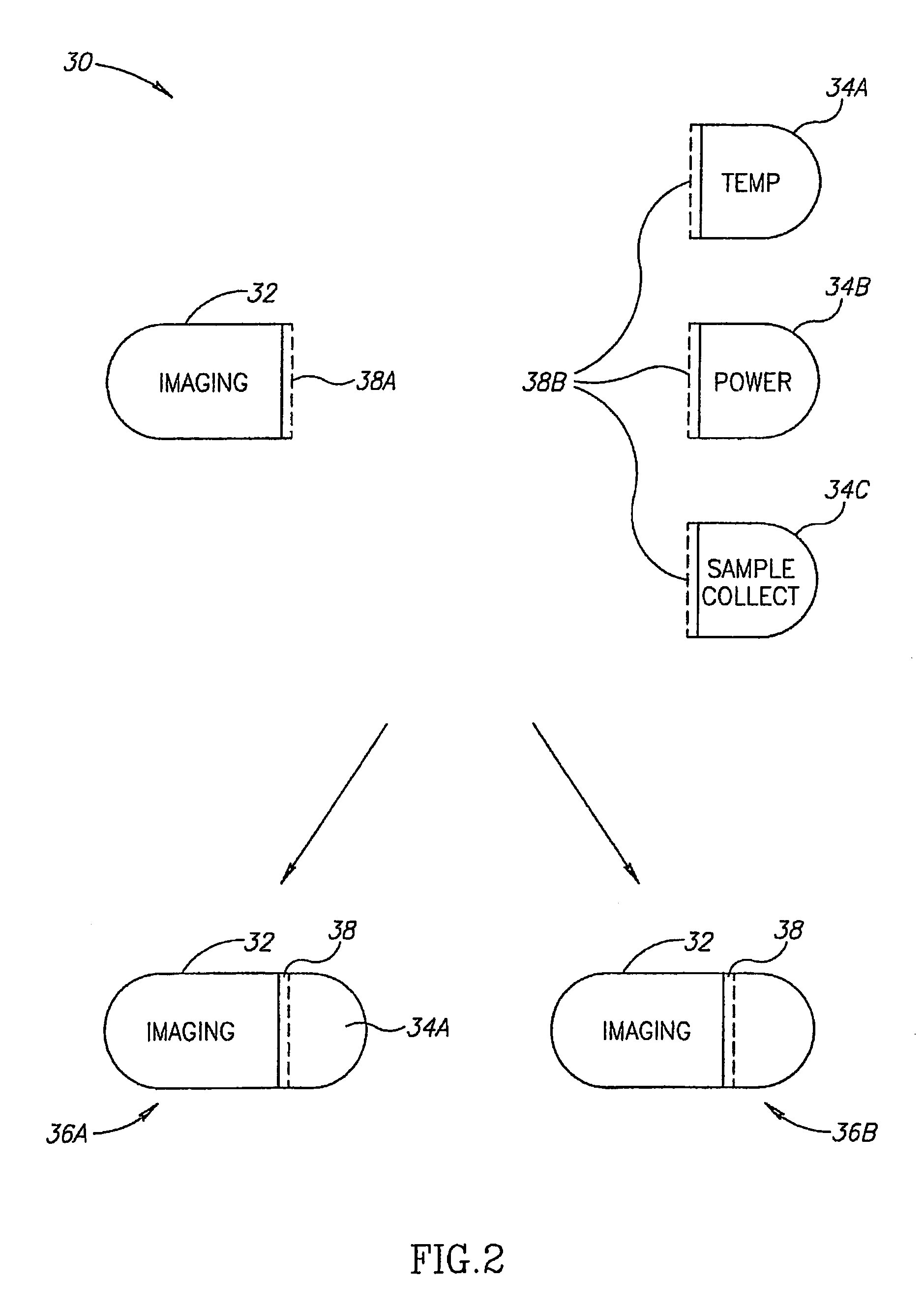 In-vivo sensing device and method for producing same
