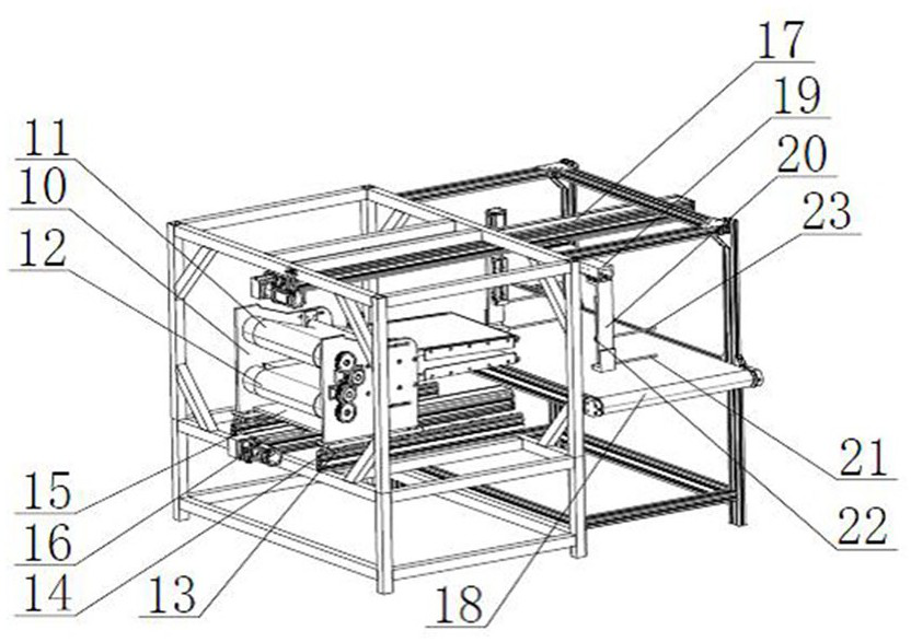 Bagging and packaging machine for pillow interior