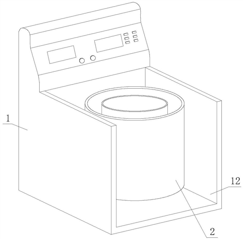 Table type high-speed refrigerated centrifuge based on alternating-current variable-frequency motor driving and method thereof