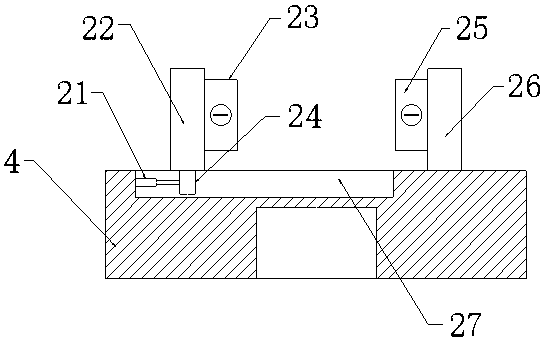 Lineation pin for machining of numerical control milling machine