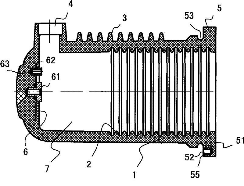 Improved contact box for high-voltage switchgear