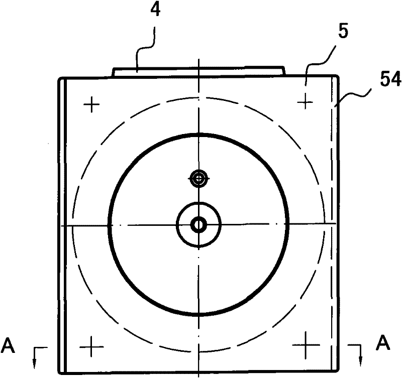 Improved contact box for high-voltage switchgear