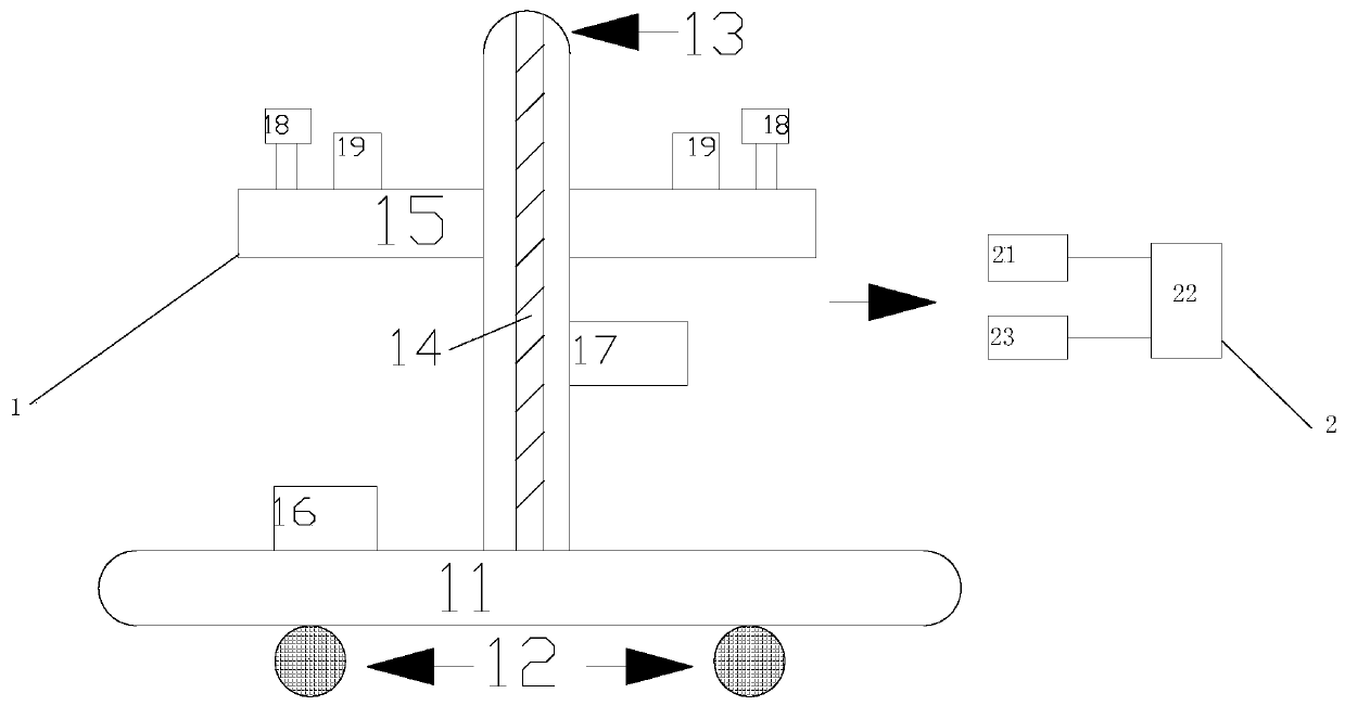 Wireless ultrasonic detection device