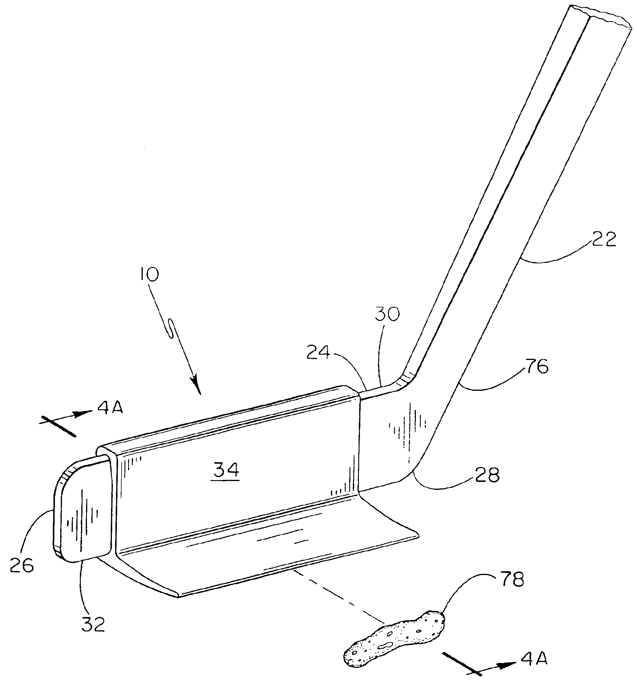 Attachment for blade of hockey stick