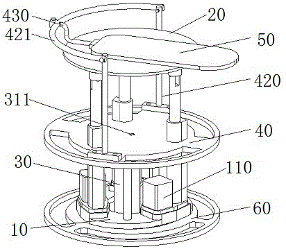 Series parallel ankle recovery machinery and using method thereof