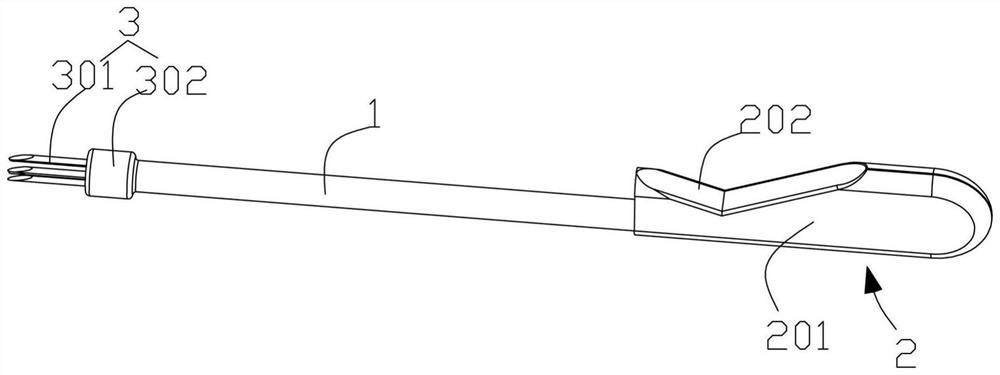 Pharyngeal stabbing device