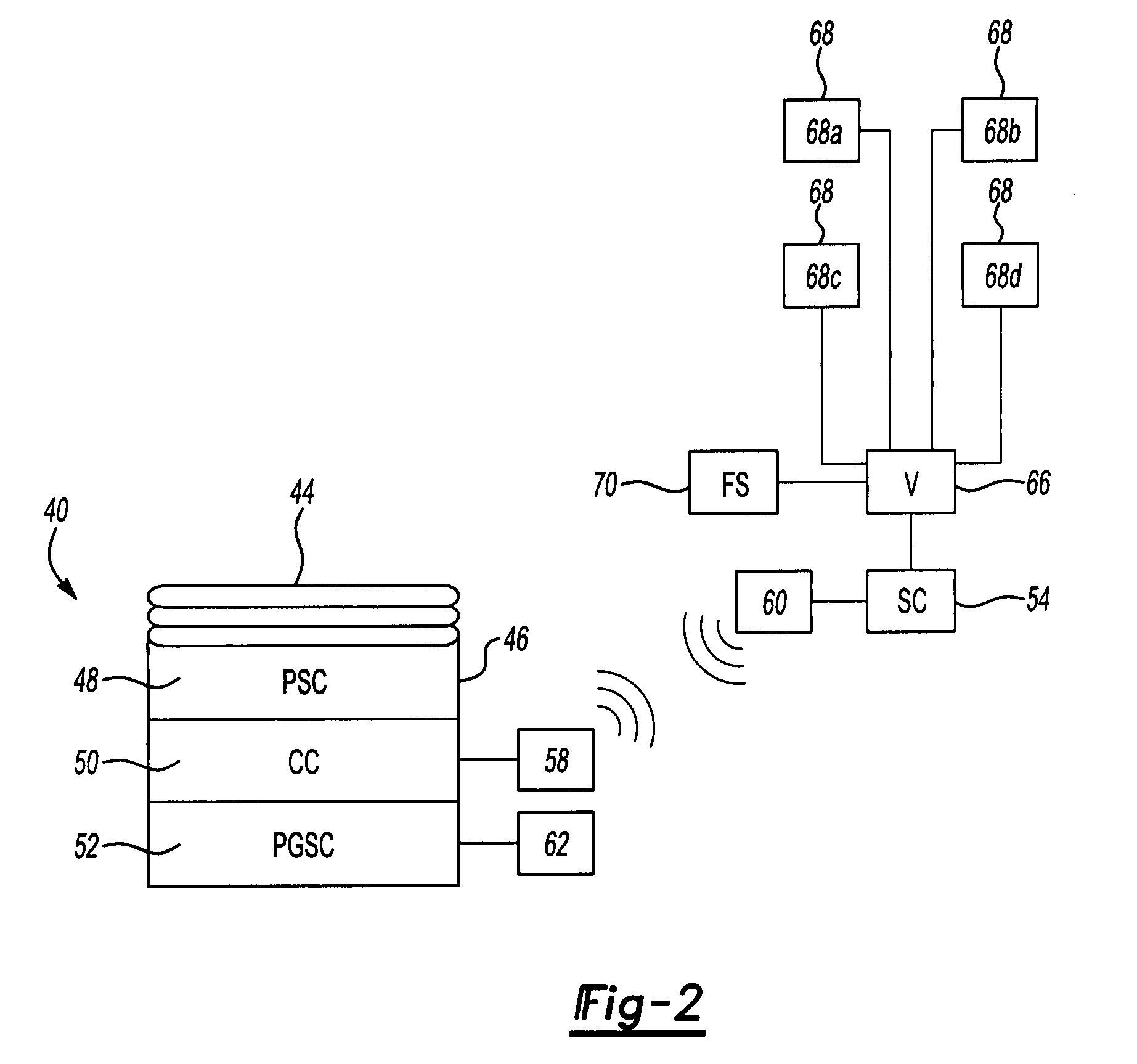 Shock absorber with integrated position sensor