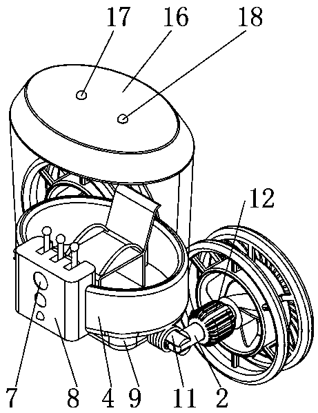 Amphibious electric balance vehicle structure device and integrated control method thereof