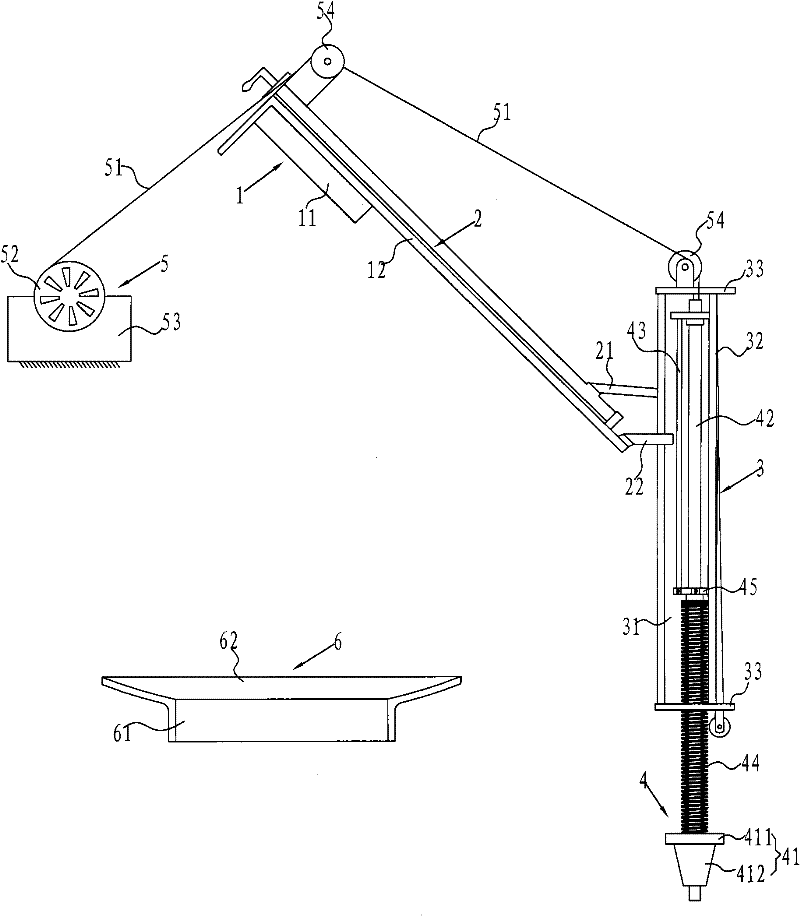 Radiographic inspection device for welding seam between the lower head of the nuclear power plant voltage stabilizer and the surge pipe joint