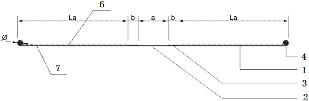 Crossed test piece for biaxial stretching strength test and manufacturing method thereof