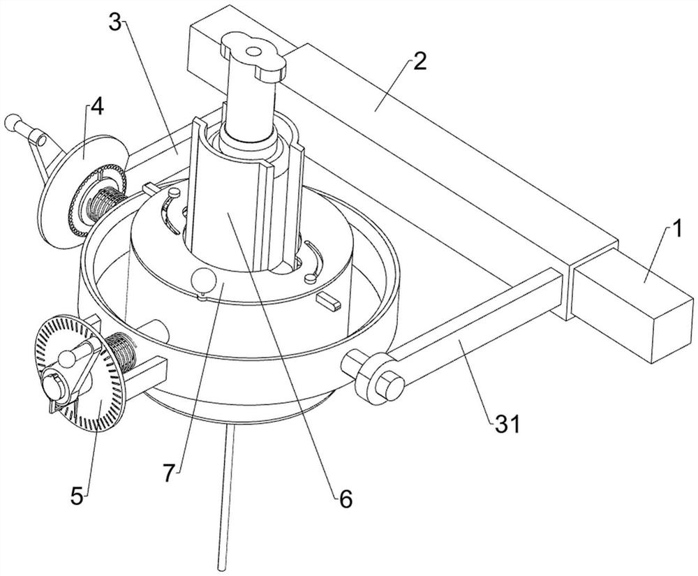 Guide mechanism for CT puncture intervention