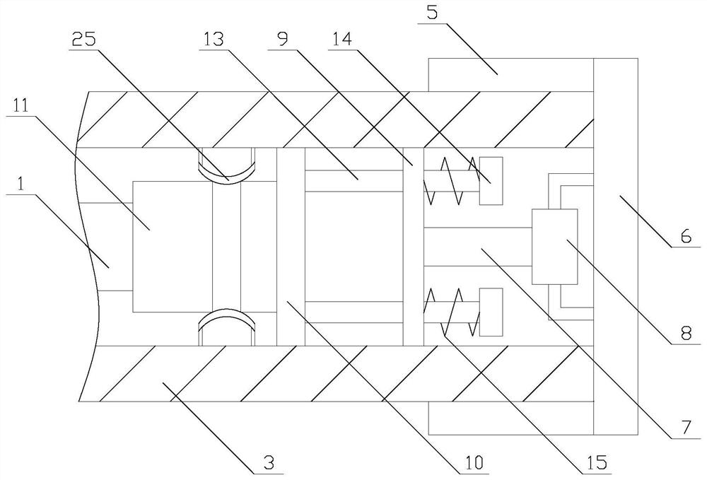 A vibration-reducing body temperature measuring device for medical systems