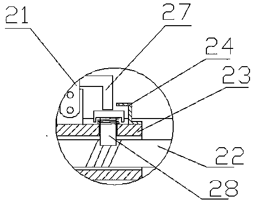 Cooked-corn threshing device and application method thereof