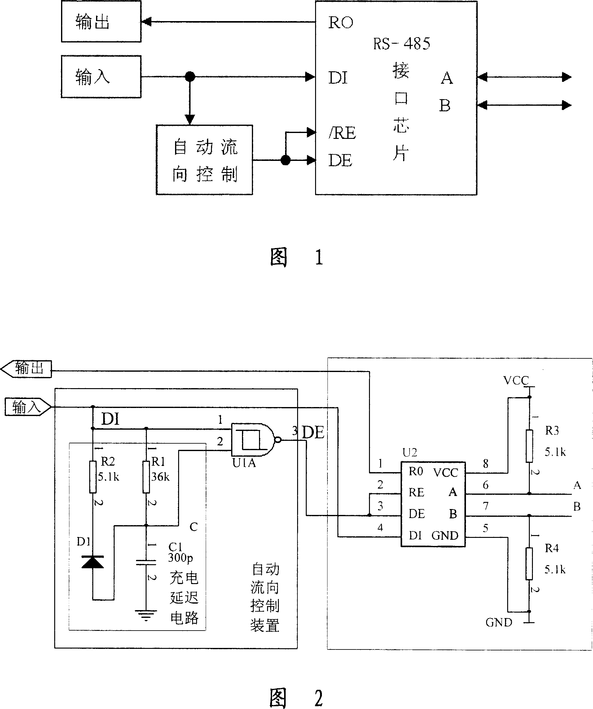 Automatic stream control device, control method and its circuit