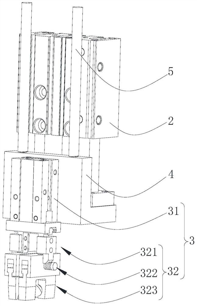 A claw mechanism and automatic elbow insertion machine