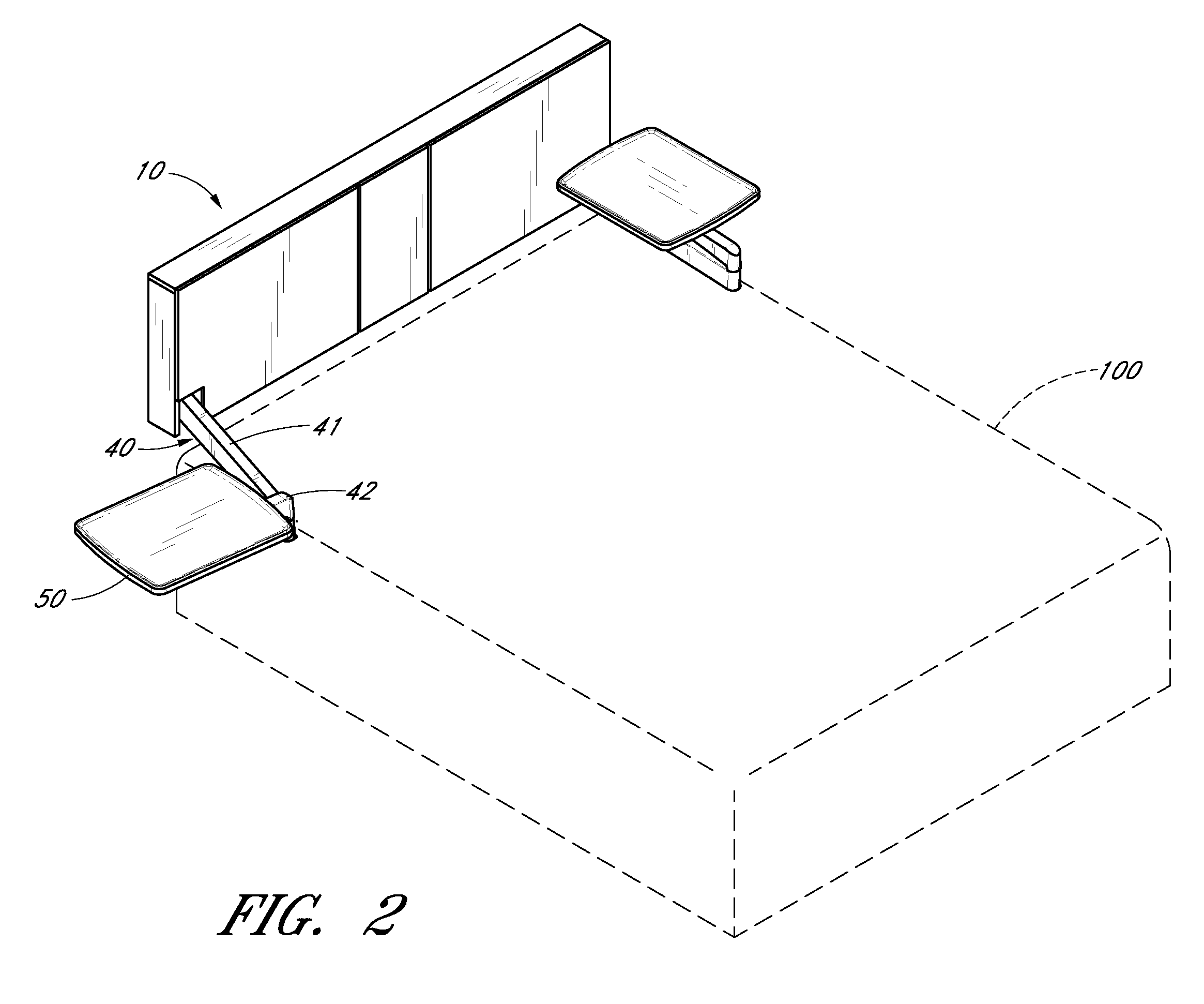 Storage unit with extension mechanism