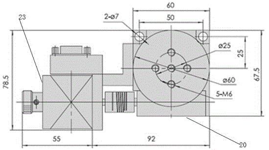 Cracking furnace tube outer wall temperature measurement instrument driving device