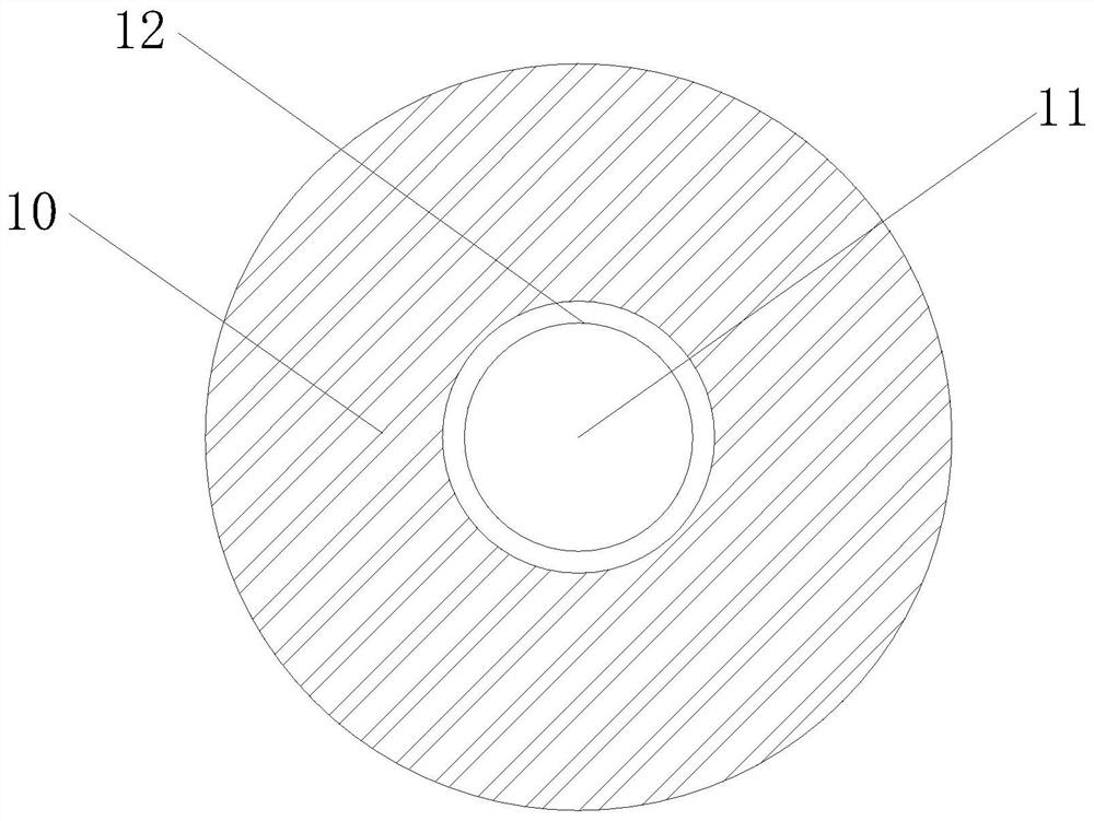 A polymer ptc temperature sensor