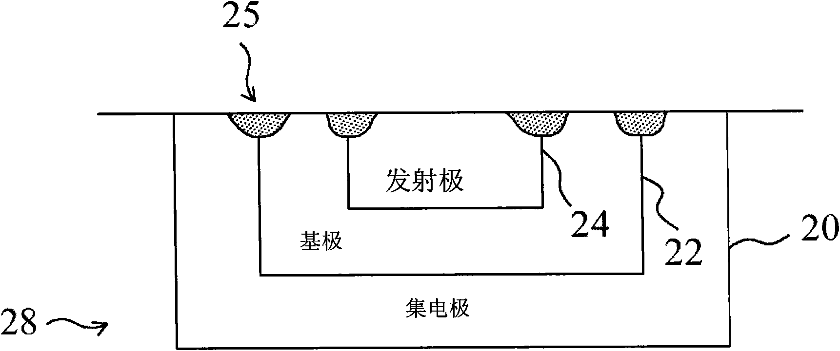 Manufacturing method for protecting interval wall of bipolar transistor circuit