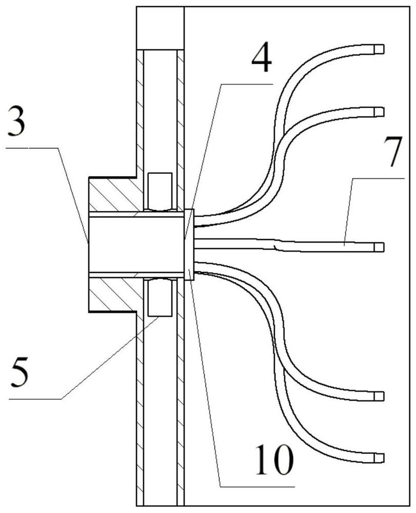 Device and method for improving local overheating phenomenon and temperature non-uniformity of converter transformer