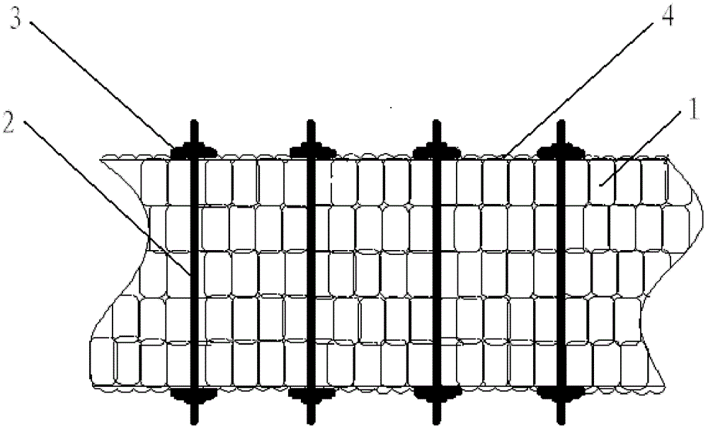 Gob-side entry retaining method for anchor bolt network gangue bag wall body for coal mining without pillars