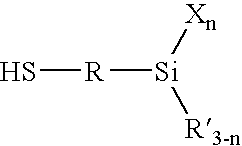 Silica-reinforced rubber compounded with an alkoxysilane and a catalytic alkyl tin compound