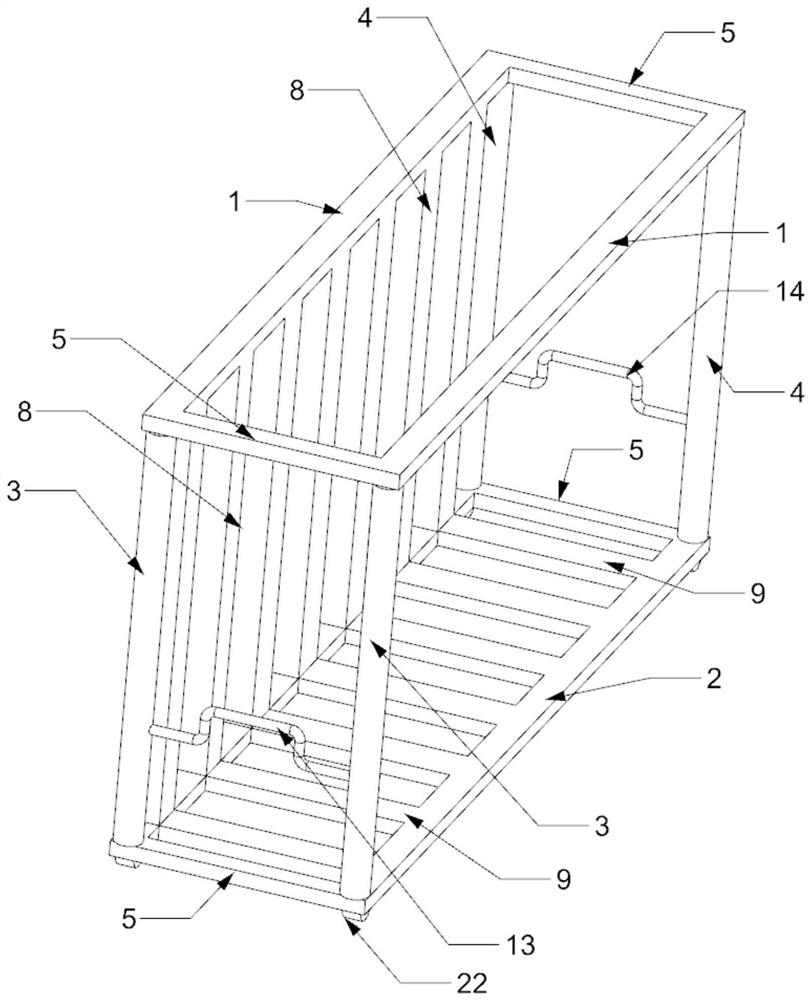 Civil engineering construction safety frame