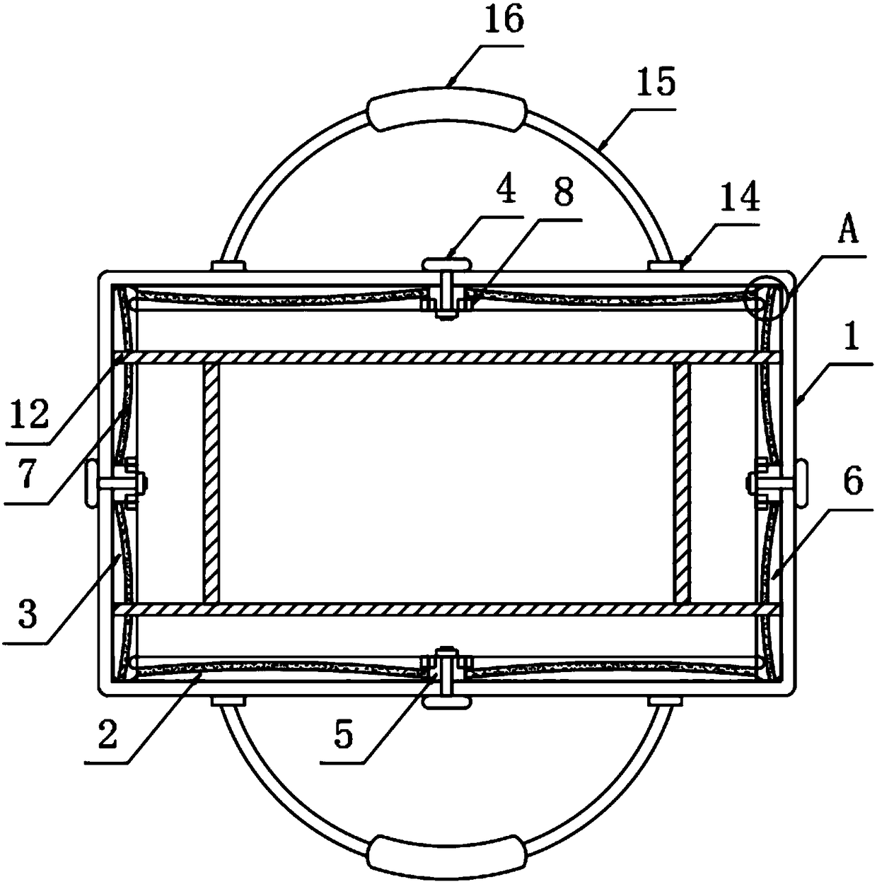 Anti-pressure animation garage kit storage bag and method