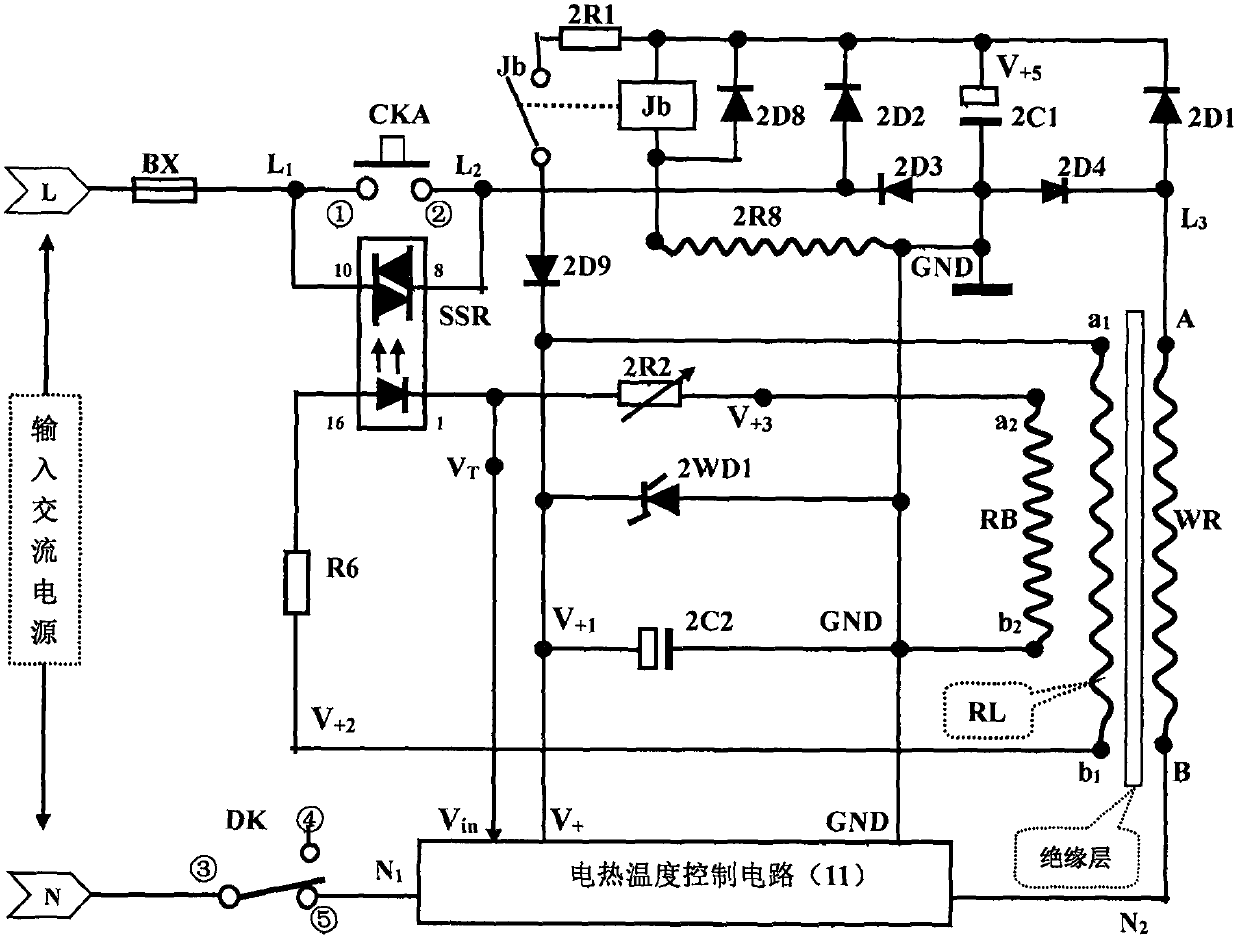 Permanently safe heating blanket controller with comprehensive overheating protection and constant effectivity