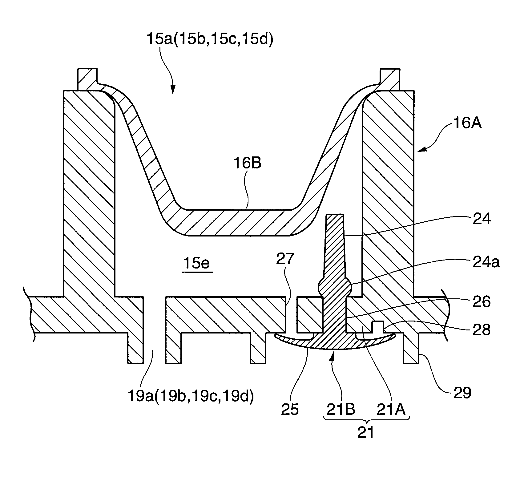 Backflow prevention valve and fluid discharge device