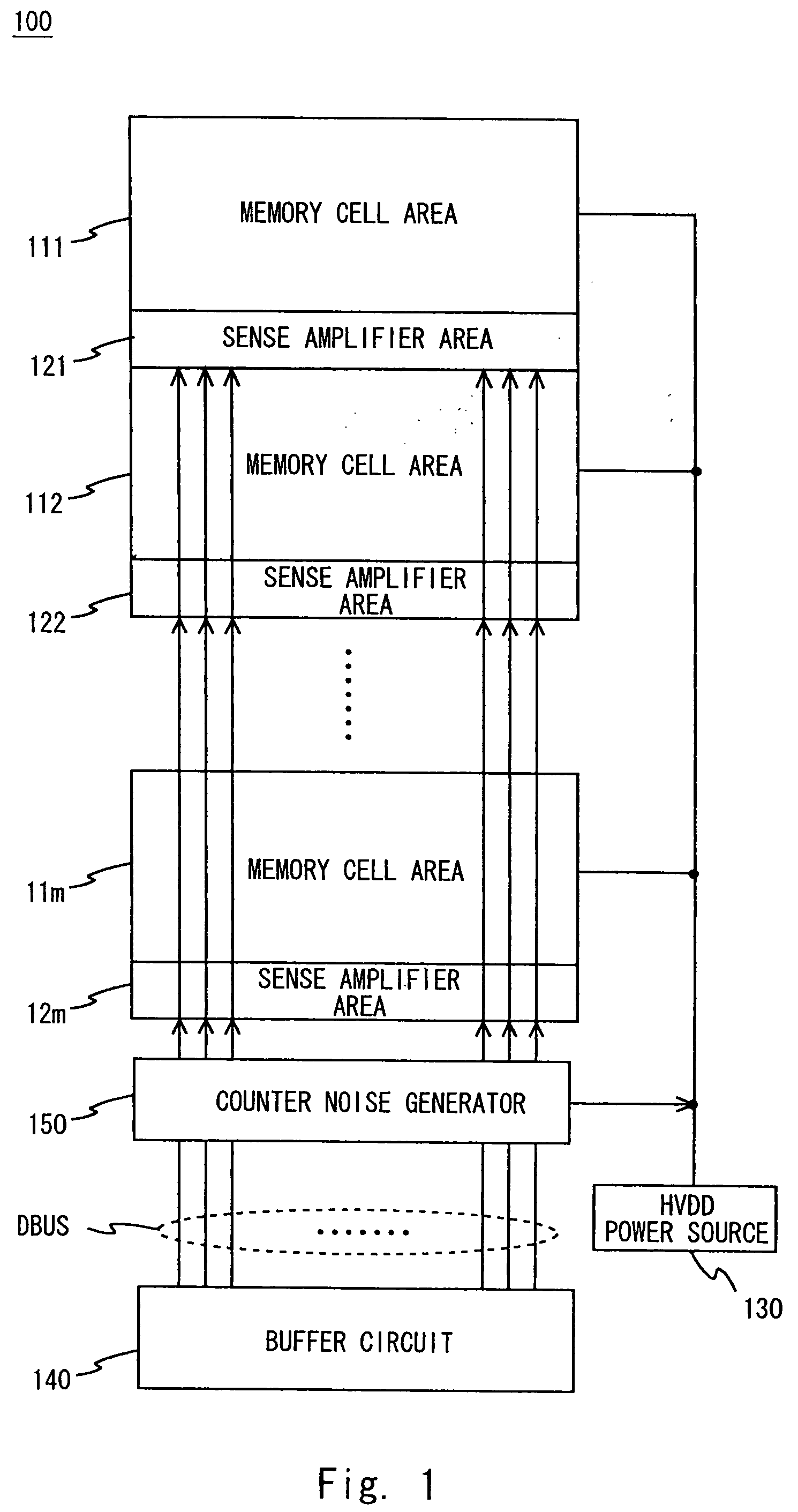 Semiconductor storage device including counter noise generator and method of controlling the same
