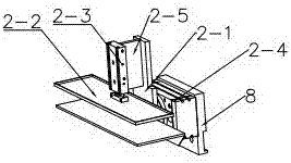 A post-labeling and positioning device for socks paper cards