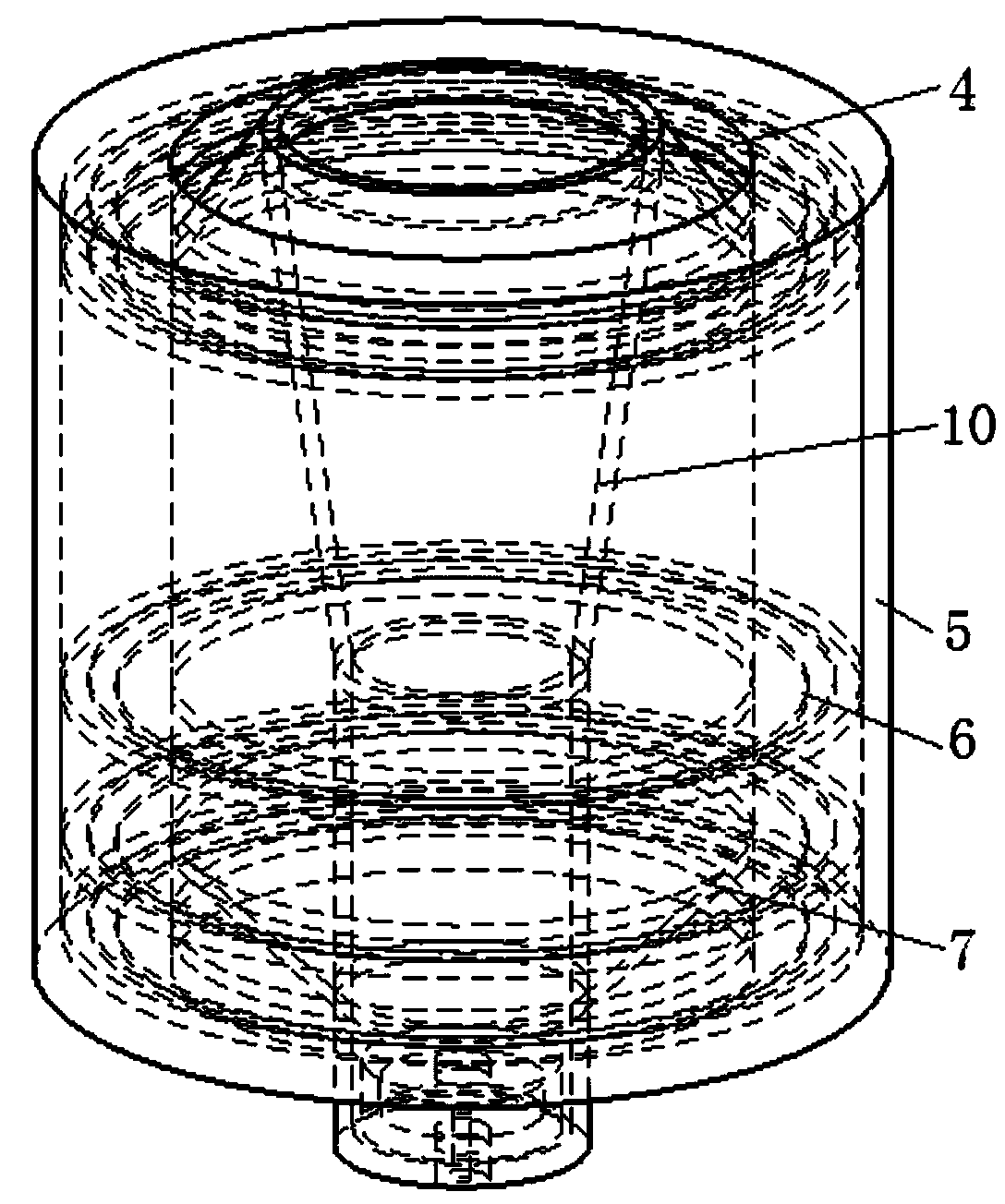 Multistage cusped magnetic field plasma thruster with channel magnetic field guide structure