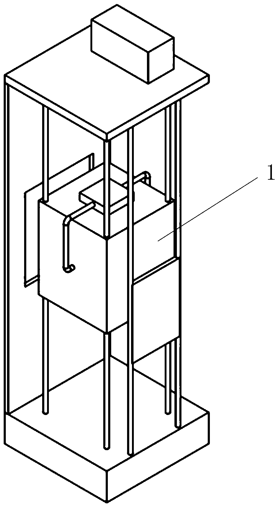 A manually controlled wind elevator