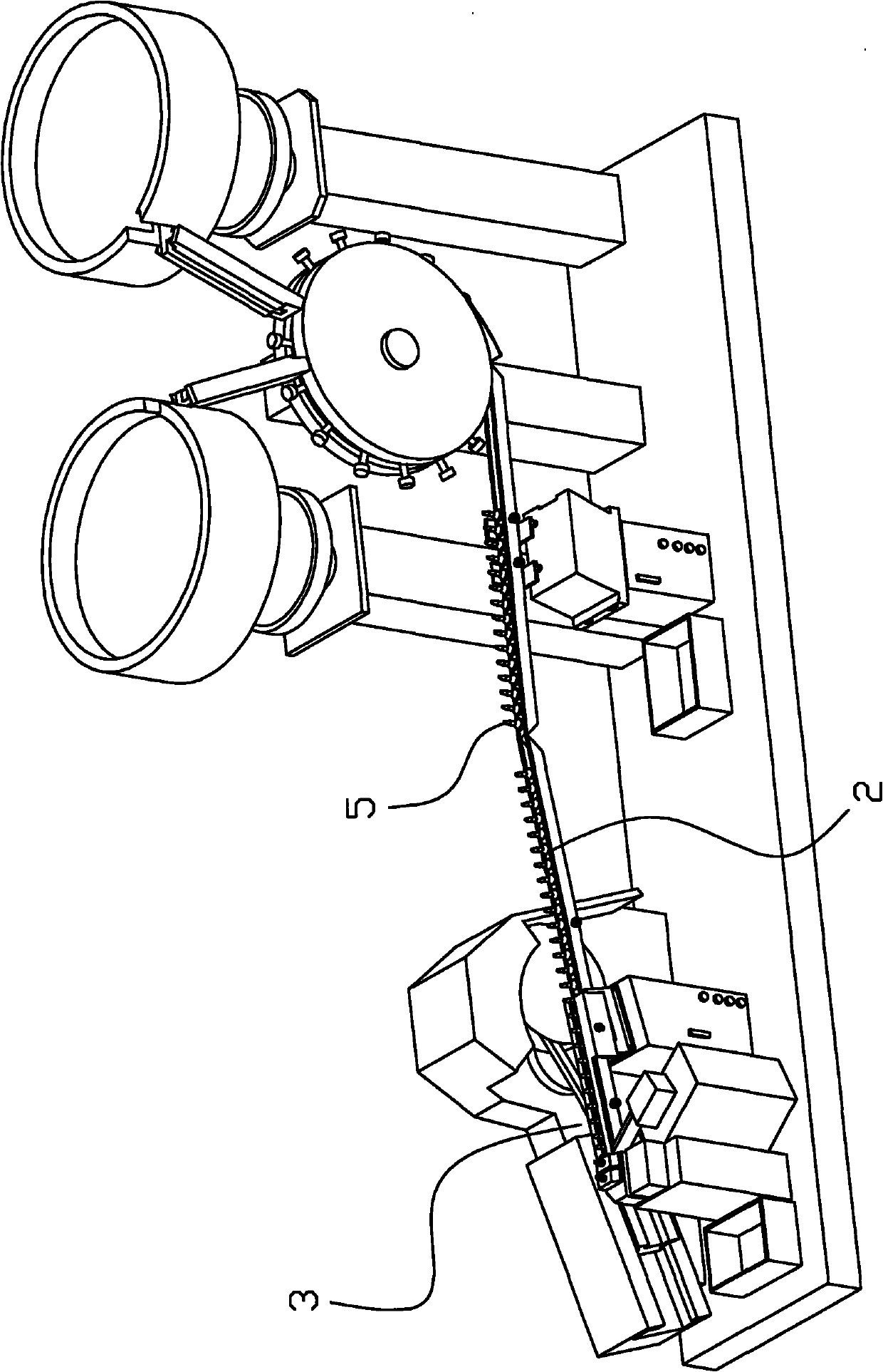 Deviation correcting device for abnormal bolt