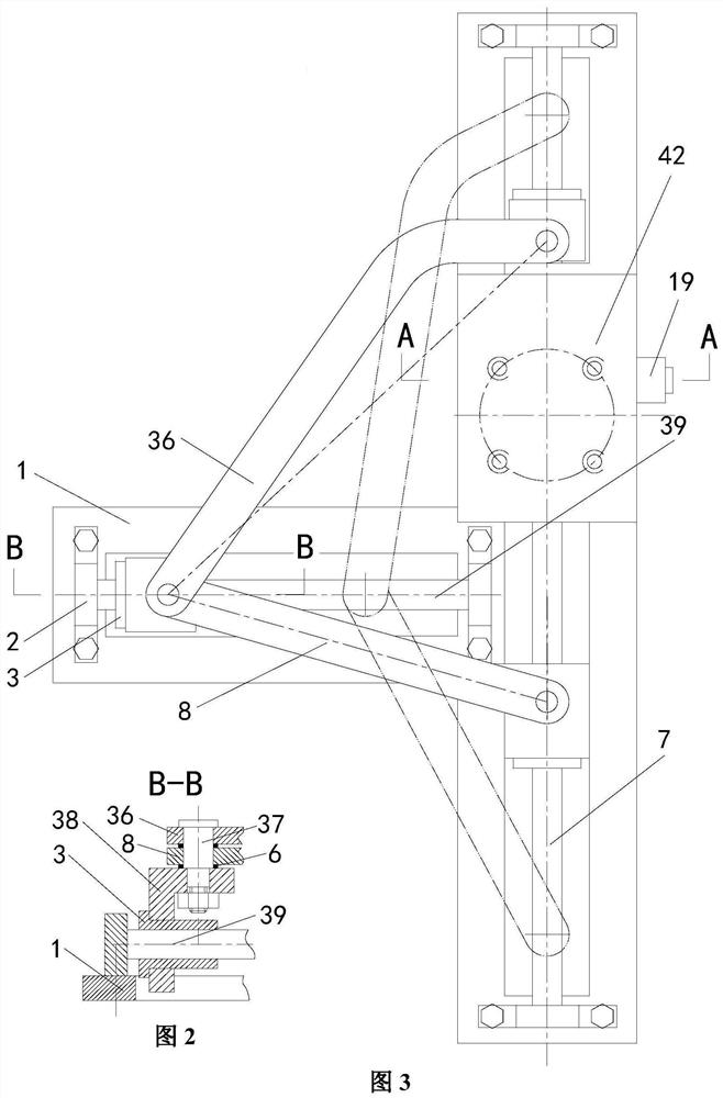 Palm manipulator combined with cross guide mechanism and double-drive five-bar slider parallel mechanism