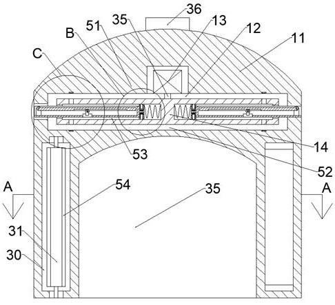 Anti-collapse safety helmet for shaft sinking operation