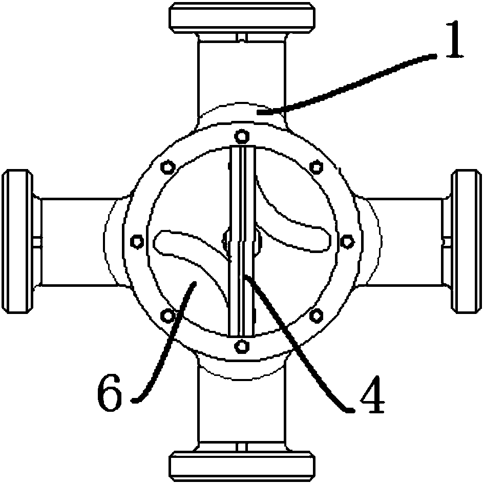 Four-channel reversing and automatic throttling plunger valve