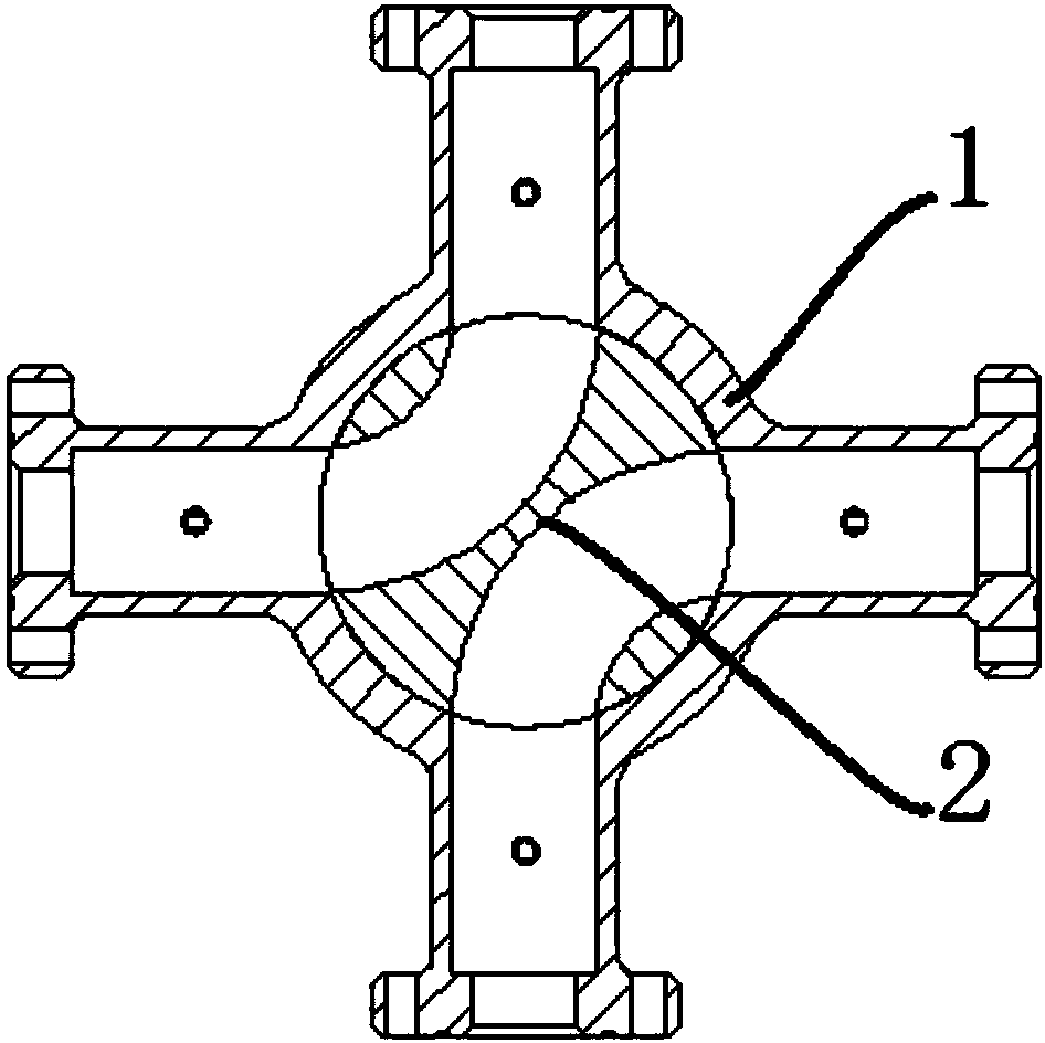 Four-channel reversing and automatic throttling plunger valve