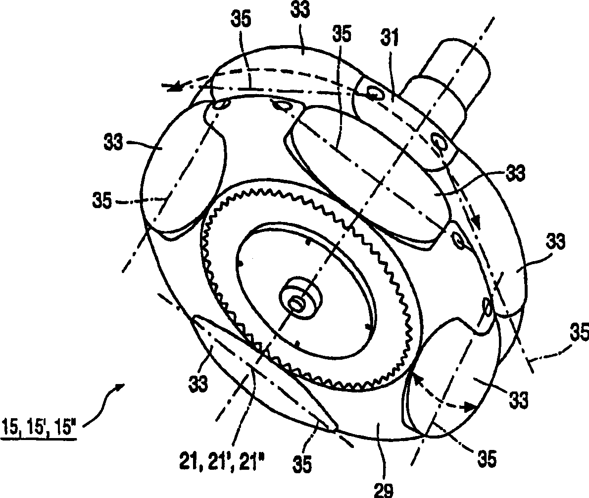 Robot for vacuum cleaning surface via cycloid movement