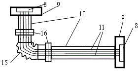 Control method for vacuum pollution of moving part and cable in optical system