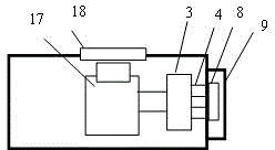 Control method for vacuum pollution of moving part and cable in optical system