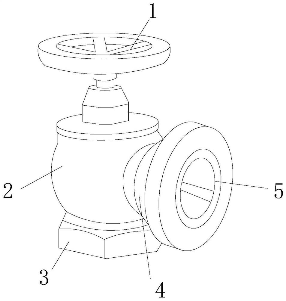 An indoor fire hydrant maintained by shaft vibration