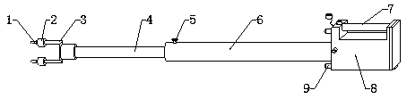 Pig driving apparatus for pig rearing